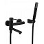 Grifo baño-ducha monomando Milos Stick negro mate de Imex